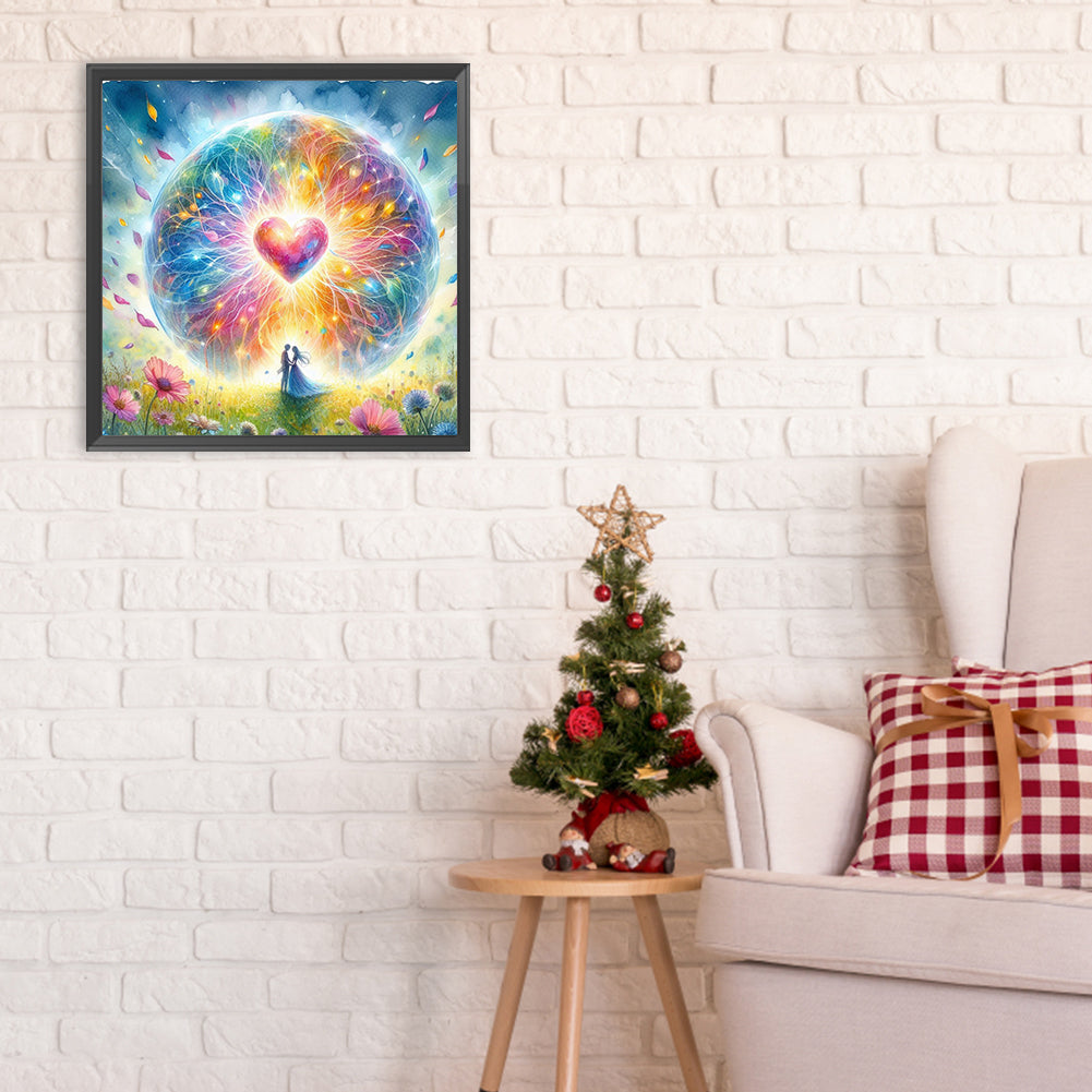 Beautiful Love - Full Round Drill Diamond Painting 30*30CM