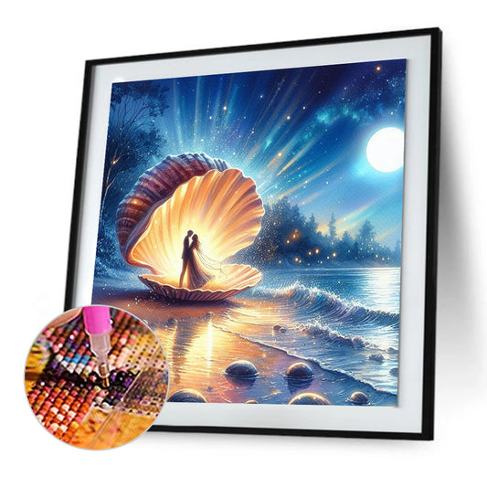 Seashell Beauty - Full Round Drill Diamond Painting 30*30CM