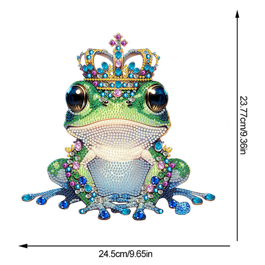 Acrylic Frog Prince Diamond Painting Desktop Ornaments Bedroom Table Decor