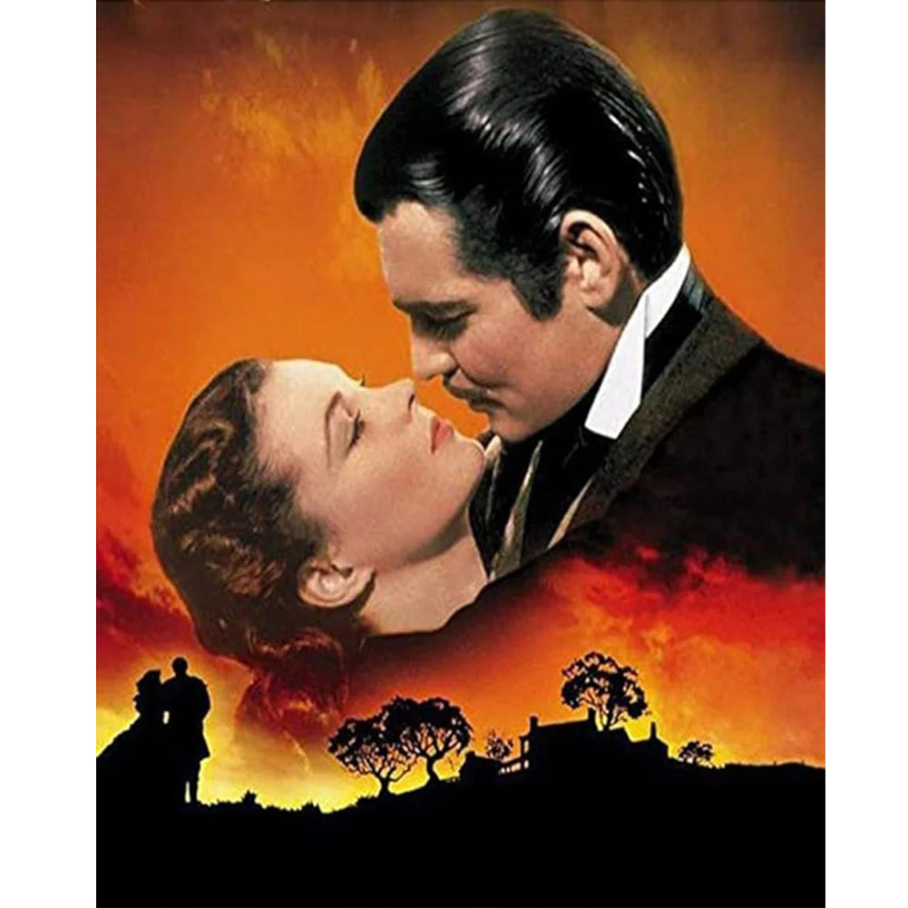 Couples Looking At Each Other Affectionately - Full Round Drill Diamond Painting 40*50CM