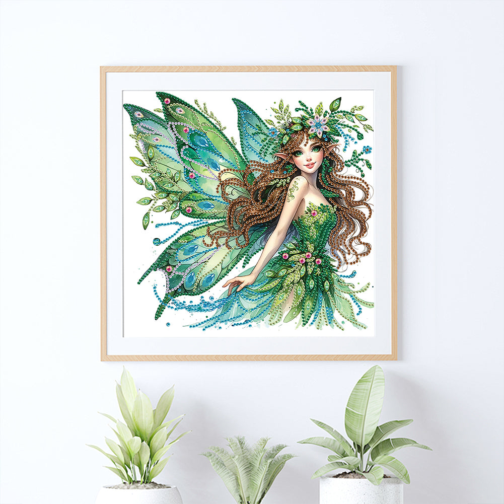 Elf Fairy - Special Shaped Drill Diamond Painting 30*30CM