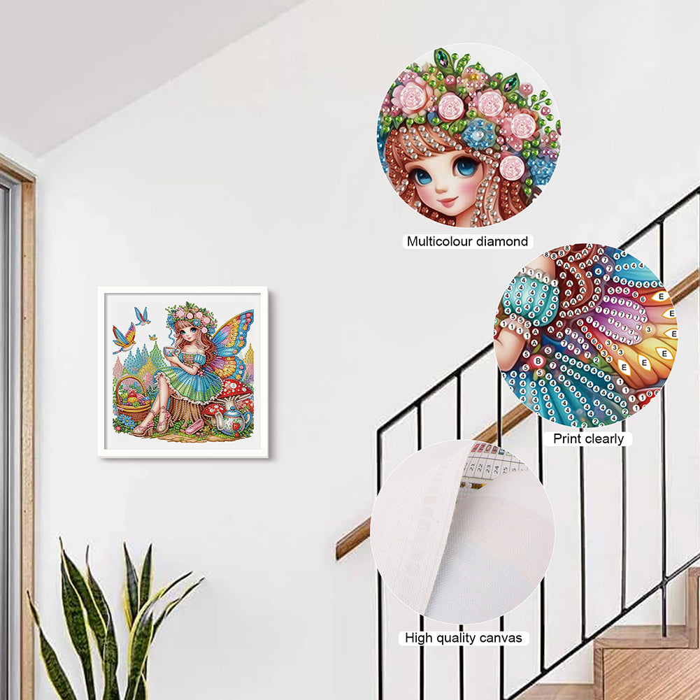 Elf Fairy - Special Shaped Drill Diamond Painting 30*30CM