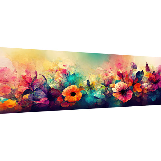 Beautiful Flowers - Full Round Drill Diamond Painting 100*40CM