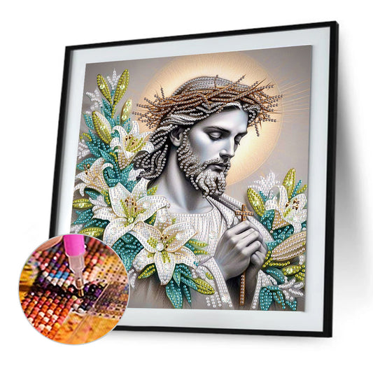 Our Lady Of Jesus - Special Shaped Drill Diamond Painting 30*30CM