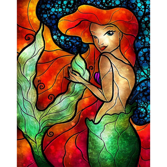 Mermaid - Full AB Square Drill Diamond Painting 40*50CM