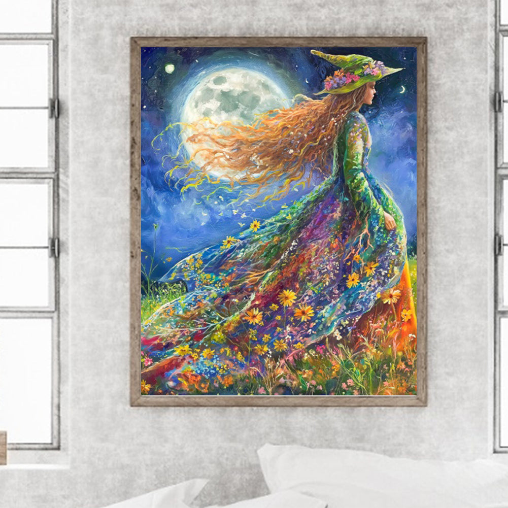 Witch - Full Square Drill Diamond Painting 40*50CM