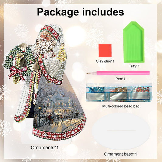 Christmas Santa Claus Diamond Painting Desktop Decors for Home Office Decor