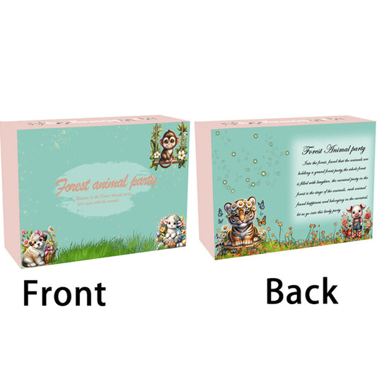 12 Cute Animals DIY Diamond Ornaments Scene Box for Home Office Bedroom