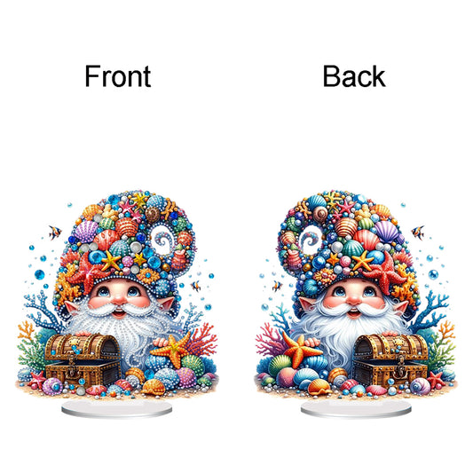 Acrylic Special Shaped Underwater Goblin Desktop Diamond Kit for Desktop Decor