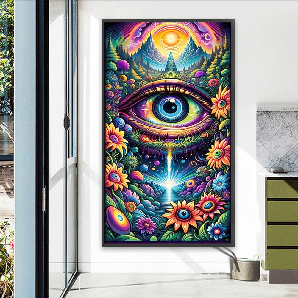 Nature'S Eye - Full AB Round Drill Diamond Painting 40*70CM