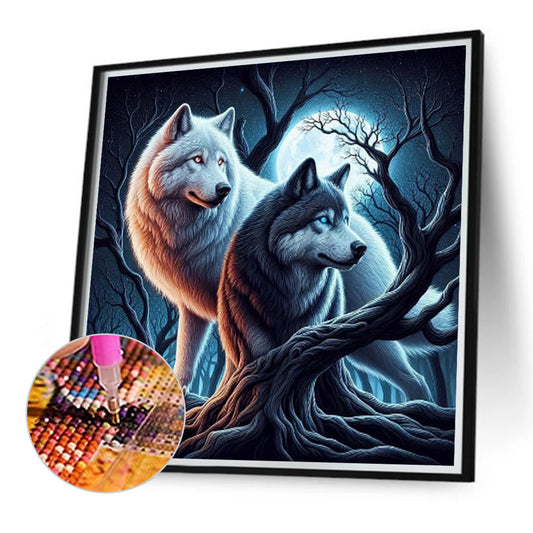 Wolf - Full Round Drill Diamond Painting 40*40CM
