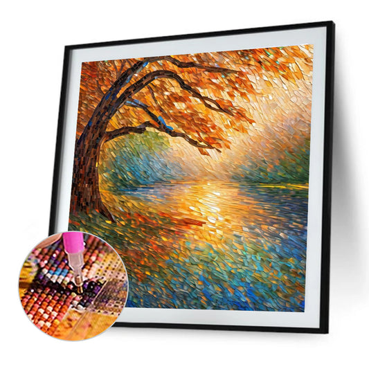 Glass Fragments Painting - Full Round Drill Diamond Painting 40*40CM