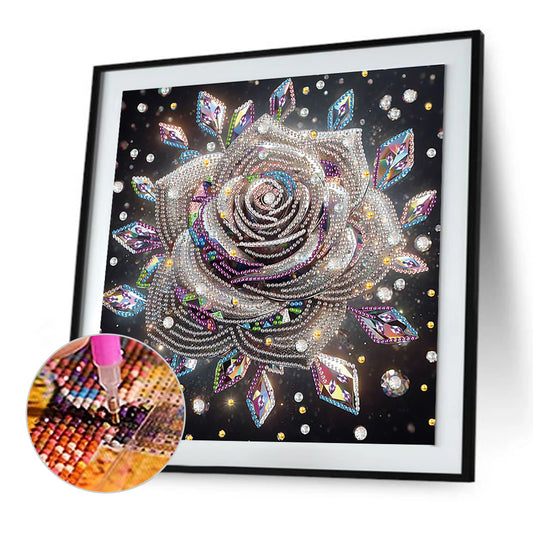 Dream Rose - Special Shaped Drill Diamond Painting 30*30CM