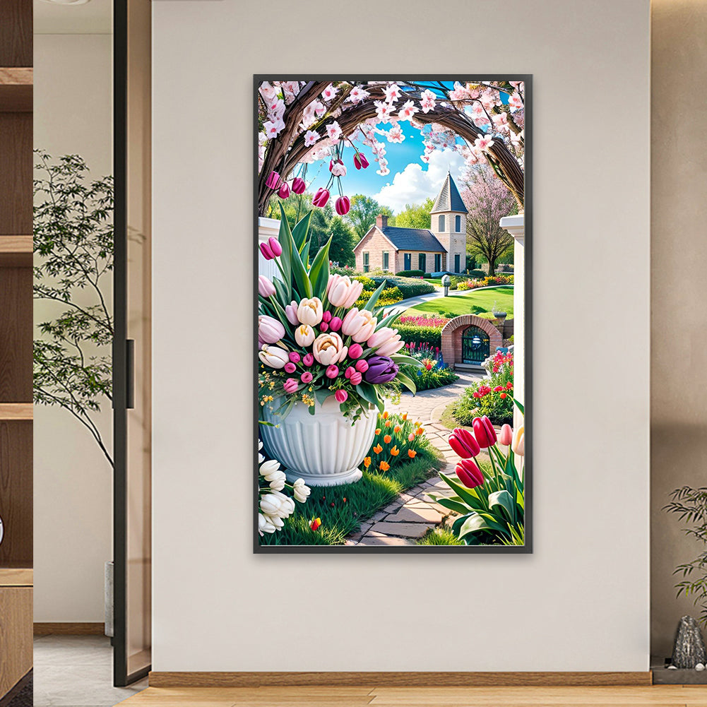 House - Full Square Drill Diamond Painting 40*70CM