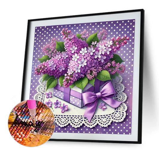 Lavender - Full Round Drill Diamond Painting 40*40CM
