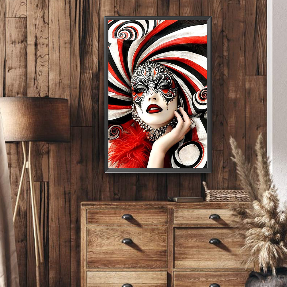 Ghost Woman - Full Round Drill Diamond Painting 40*60CM