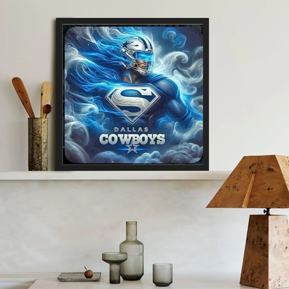 Dallas Cowboys - Full Round Drill Diamond Painting 40*40CM