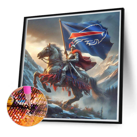 Buffalo Bills - Full Round Drill Diamond Painting 40*40CM