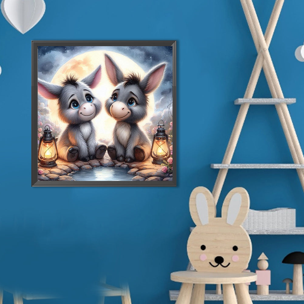 Donkey - Full Round Drill Diamond Painting 40*40CM