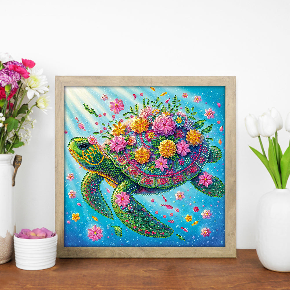 Sea Turtle - Special Shaped Drill Diamond Painting 30*30CM
