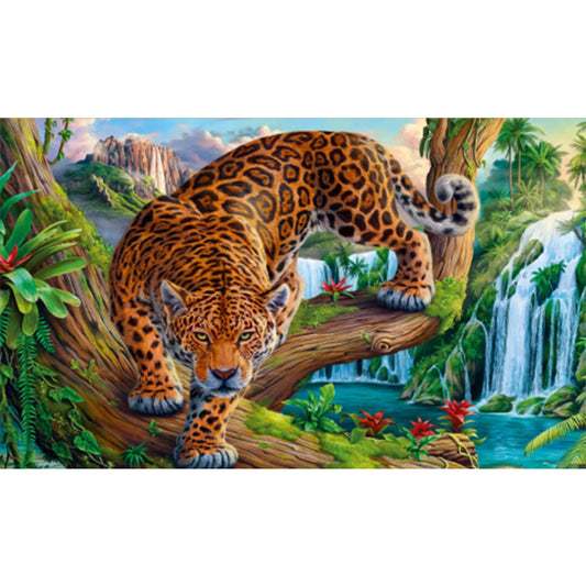 Leopard - Full Square Drill Diamond Painting 50*30CM