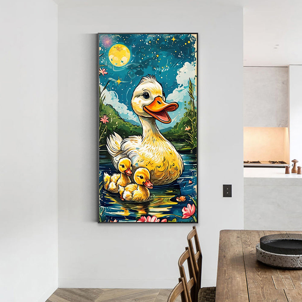 Yellow Duck - Full Round Drill Diamond Painting 40*70CM