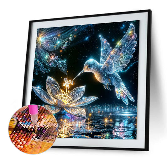 Hummingbird - Full Round Drill Diamond Painting 30*30CM