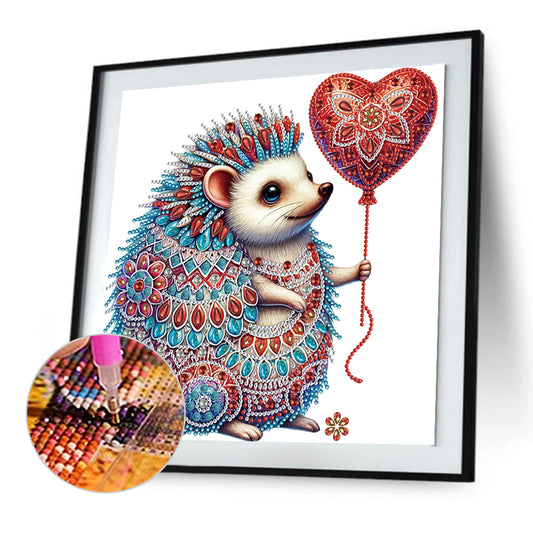 Mandala Pattern Hedgehog - Special Shaped Drill Diamond Painting 30*30CM