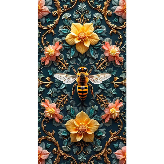 Bee - Full Round Drill Diamond Painting 40*70CM