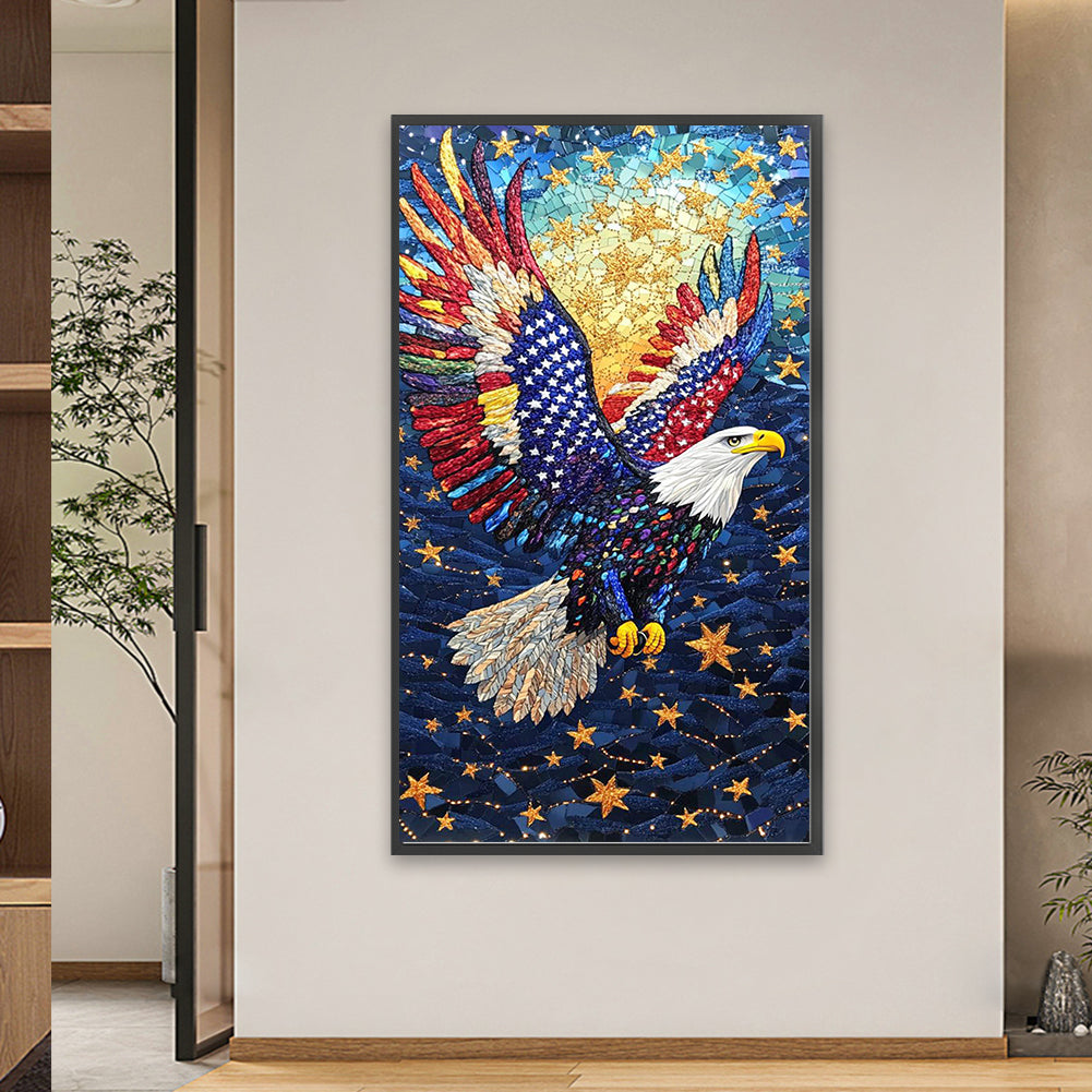 Eagle - Full Round Drill Diamond Painting 40*70CM