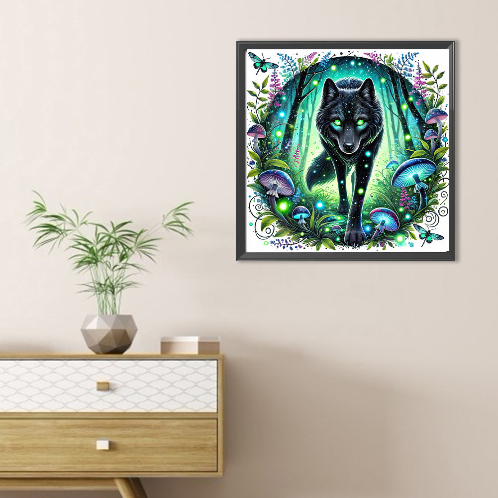 Wolf - Full Round Drill Diamond Painting 30*30CM