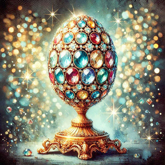 Easter Brilliant Egg - Full Square Drill Diamond Painting 30*30CM