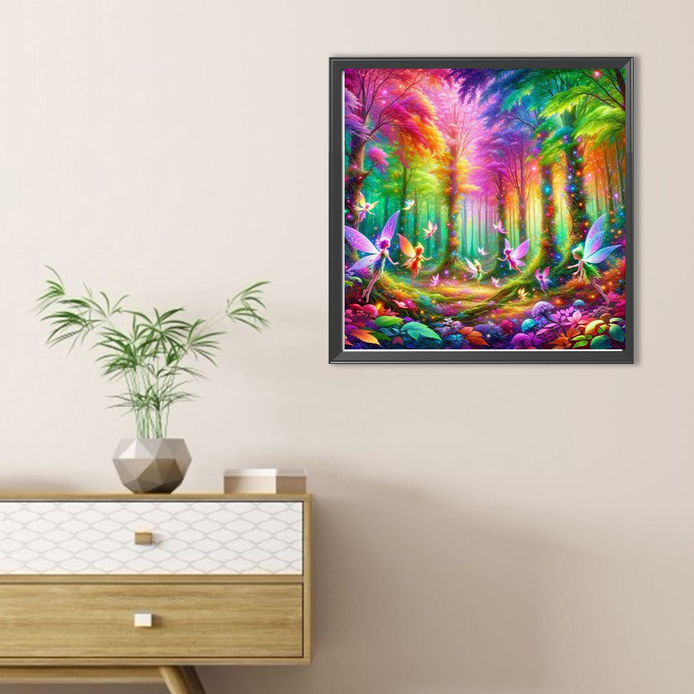 Mysterious Woods - Full Round Drill Diamond Painting 30*30CM