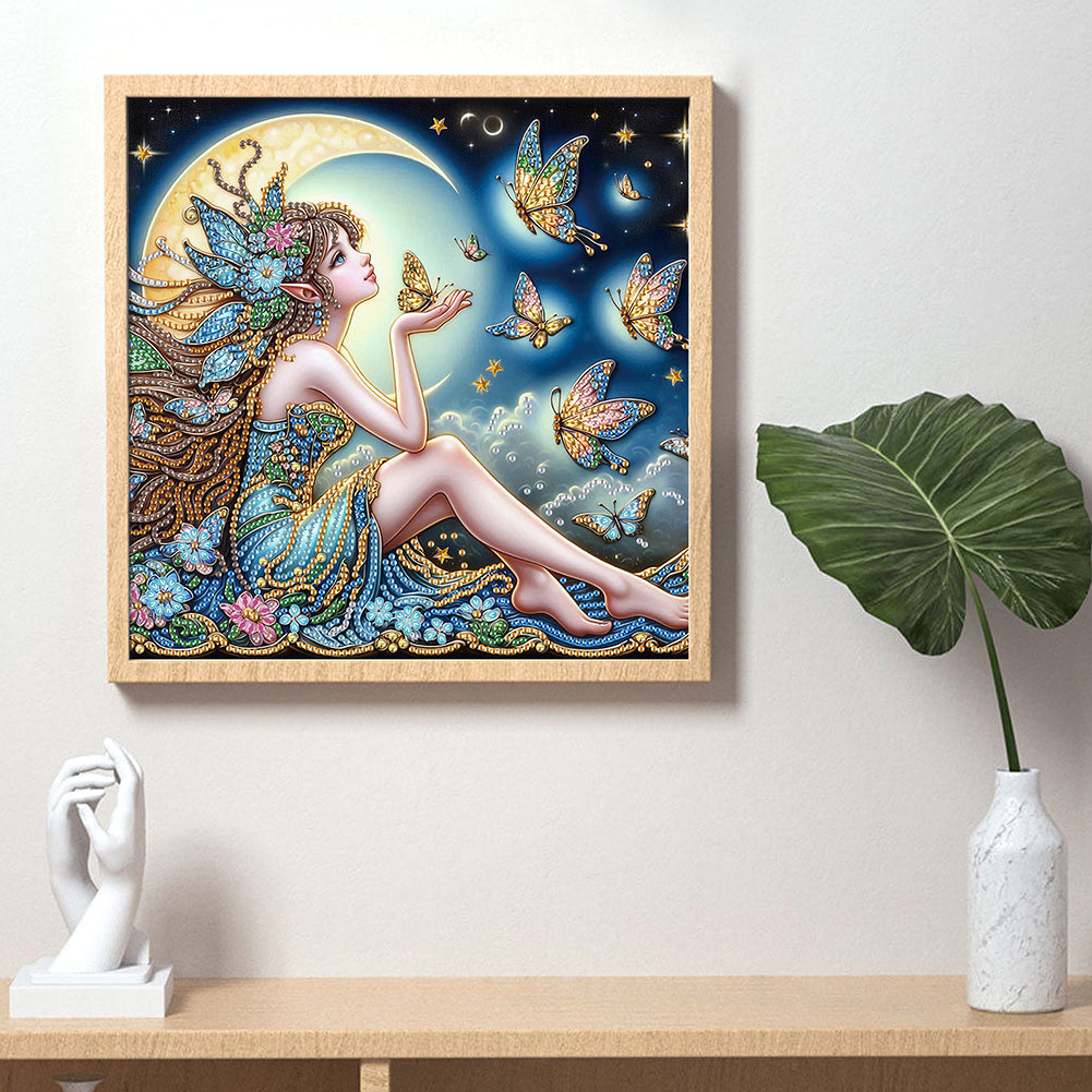 Elf Fairy - Special Shaped Drill Diamond Painting 30*30CM