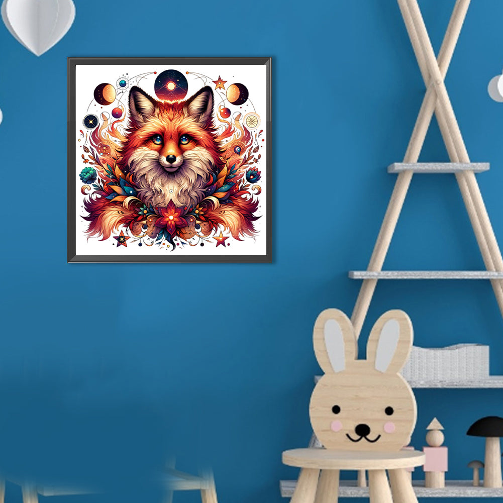 Fox - Full Round Drill Diamond Painting 30*30CM