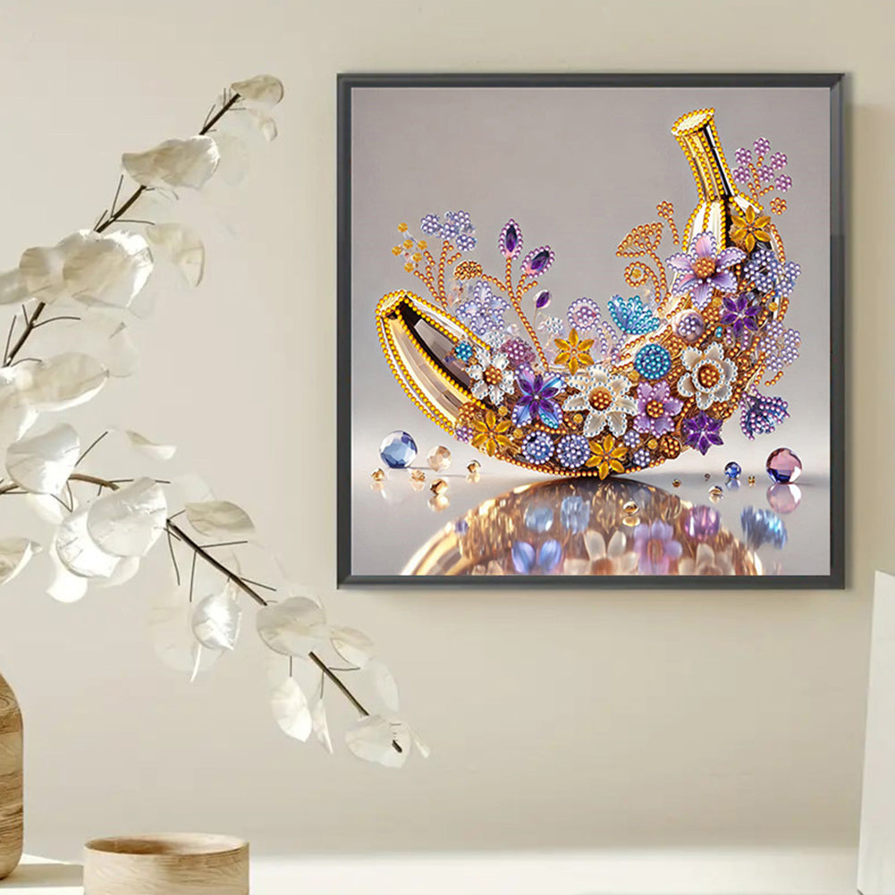 Fruit Banana - Special Shaped Drill Diamond Painting 30*30CM