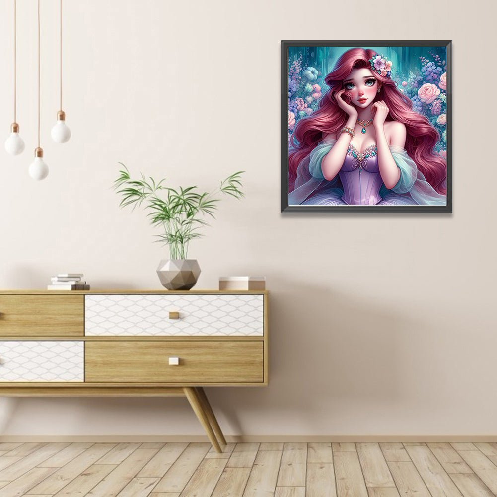 Ariel - Full AB Round Drill Diamond Painting 40*40CM
