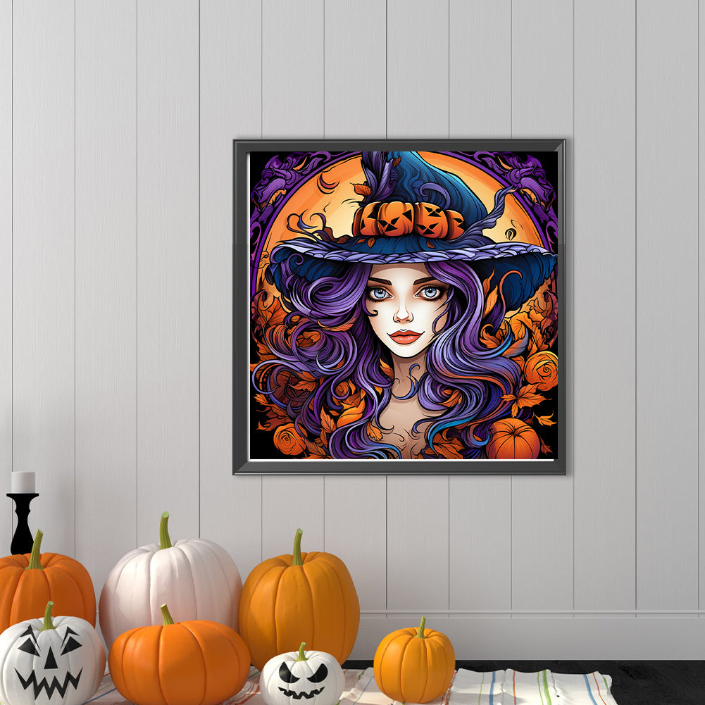 Witch - Full Round Drill Diamond Painting 40*40CM