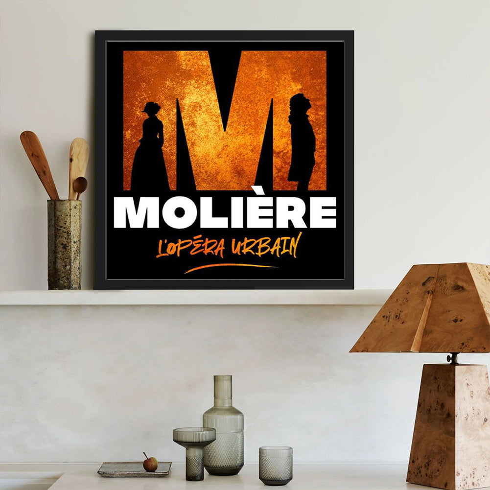 Moliere Musical - Full Round Drill Diamond Painting 40*40CM