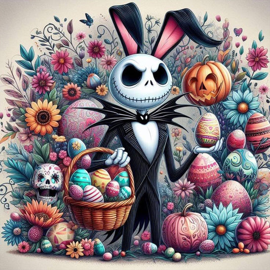 Jack Skeleton'S Easter - Full Square Drill Diamond Painting 40*40CM