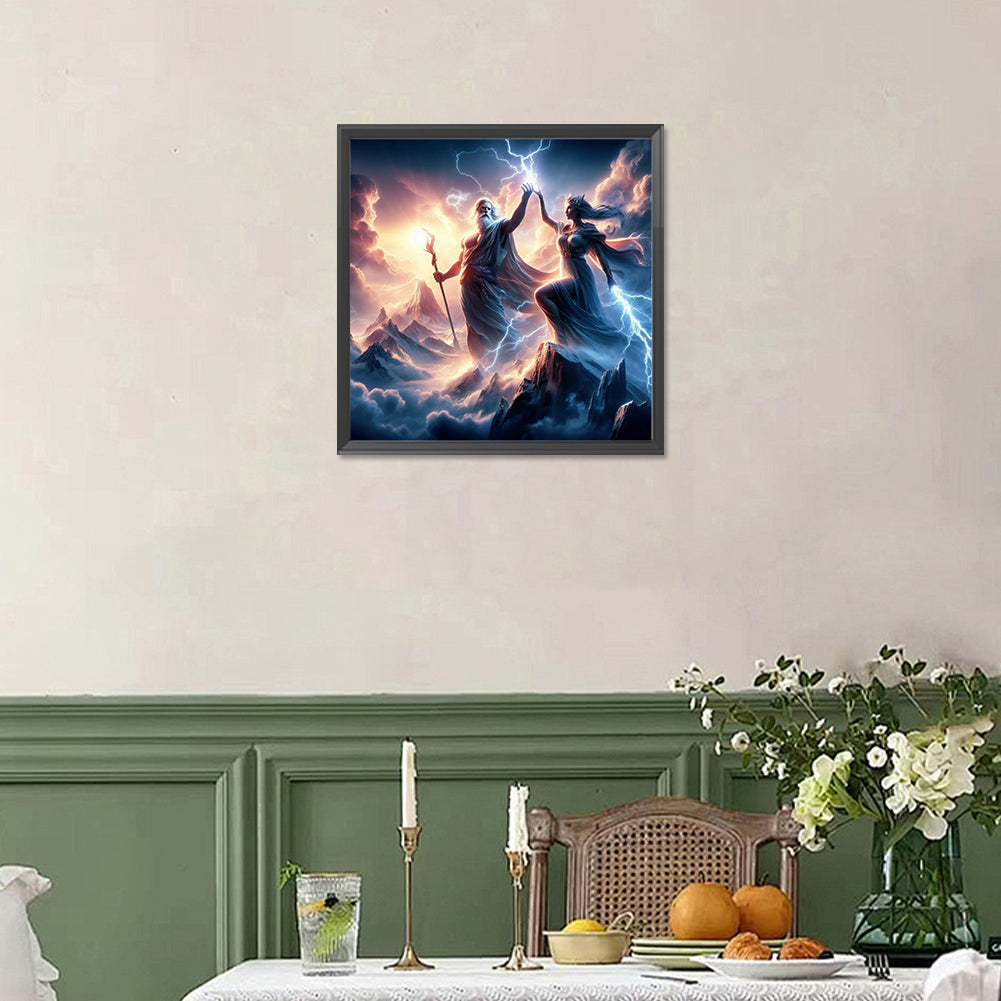 Zeus And Hera - Full Square Drill Diamond Painting 40*40CM