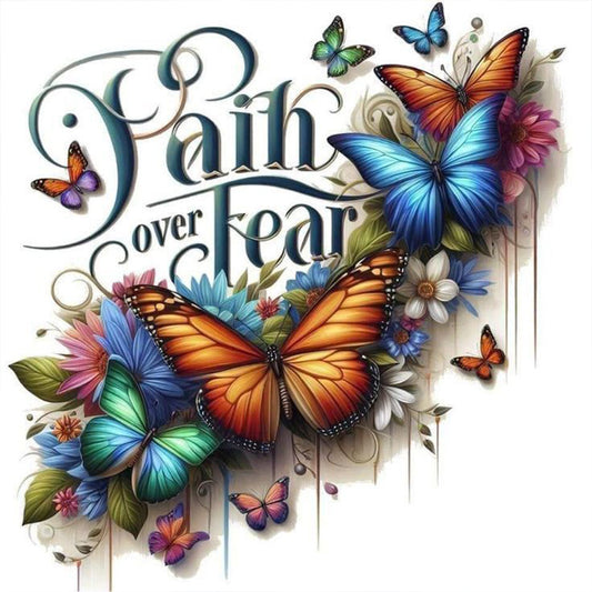 Overcoming Fear - Full Square Drill Diamond Painting 30*30CM