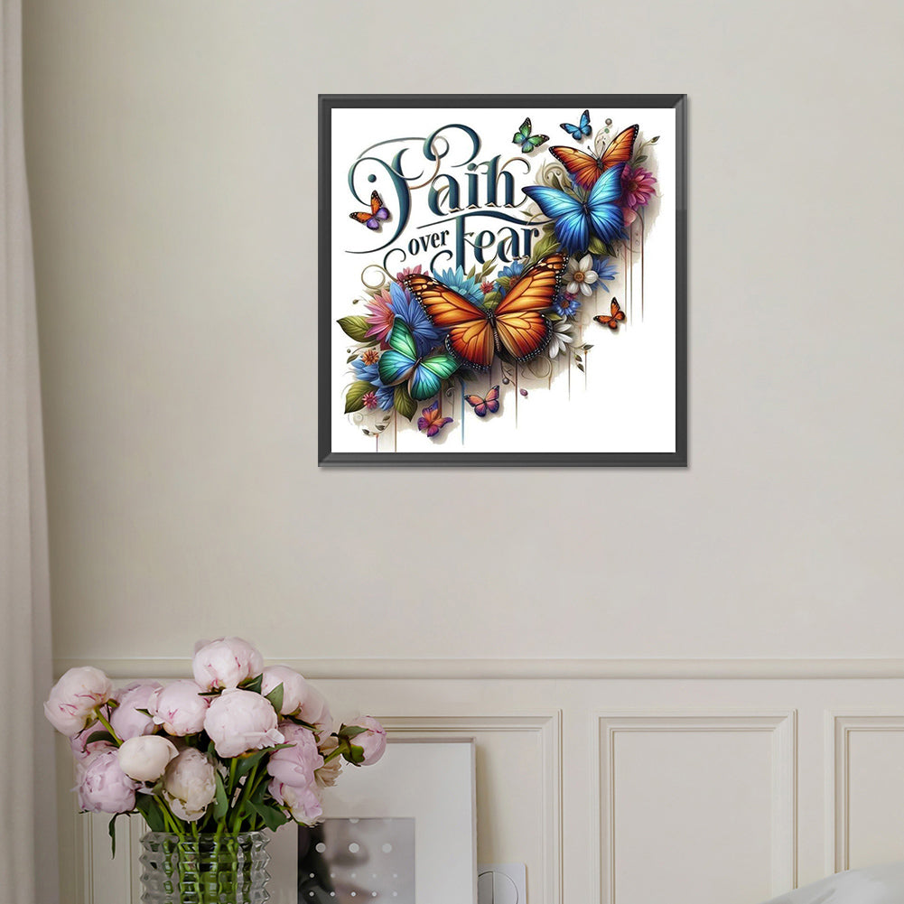 Overcoming Fear - Full Square Drill Diamond Painting 30*30CM