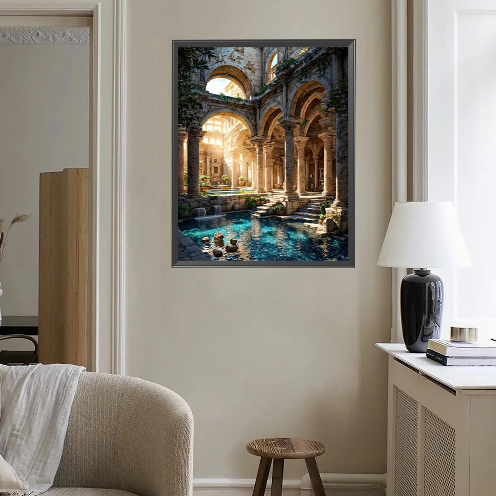 Roman Baths - Full Square Drill Diamond Painting 40*50CM