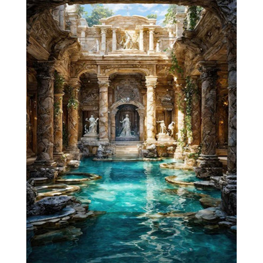 Roman Baths - Full Square Drill Diamond Painting 40*50CM