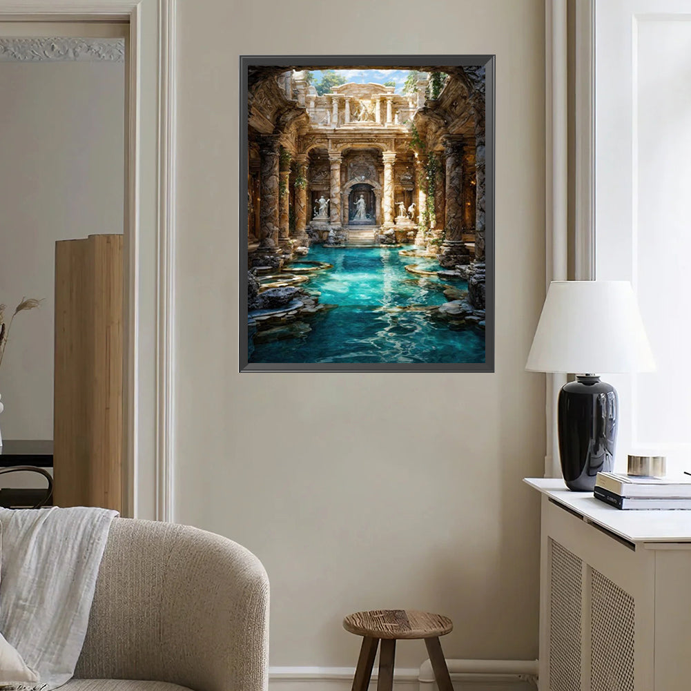 Roman Baths - Full Square Drill Diamond Painting 40*50CM
