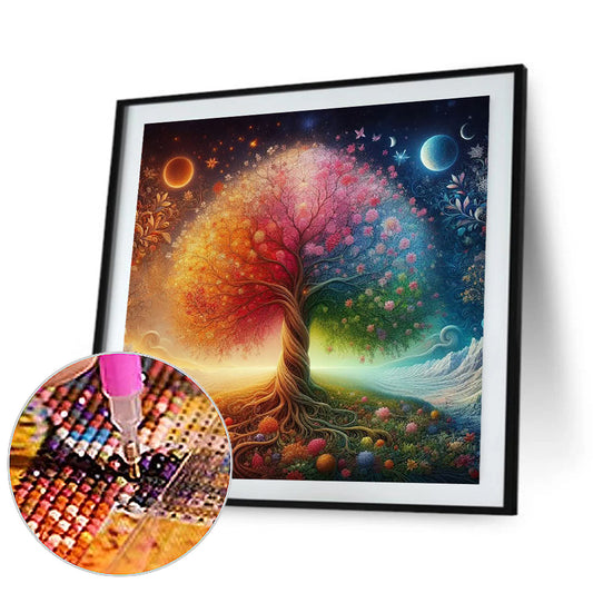 Tree Of Life - Full Round Drill Diamond Painting 40*40CM