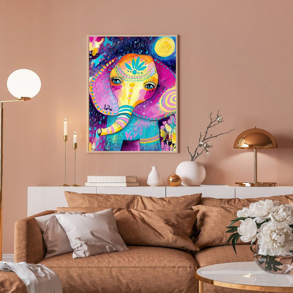 Elephant - Full Square Drill Diamond Painting 30*40CM