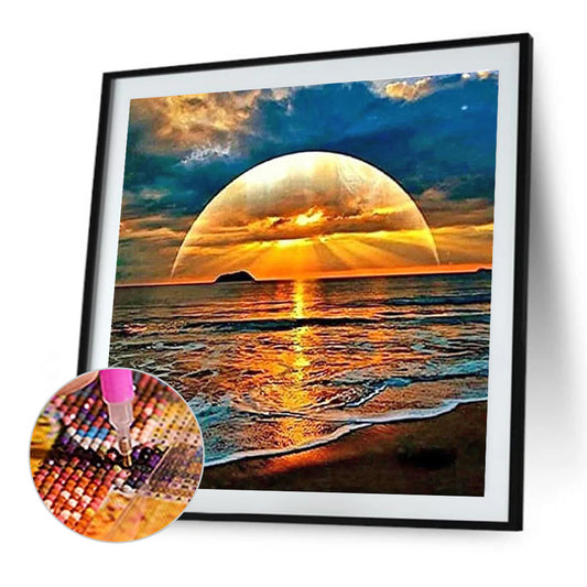 Sunset - Full Round Drill Diamond Painting 30*30CM