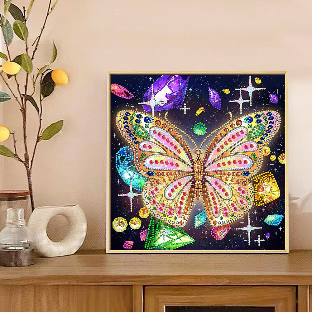 Butterfly - Special Shaped Drill Diamond Painting 30*30CM